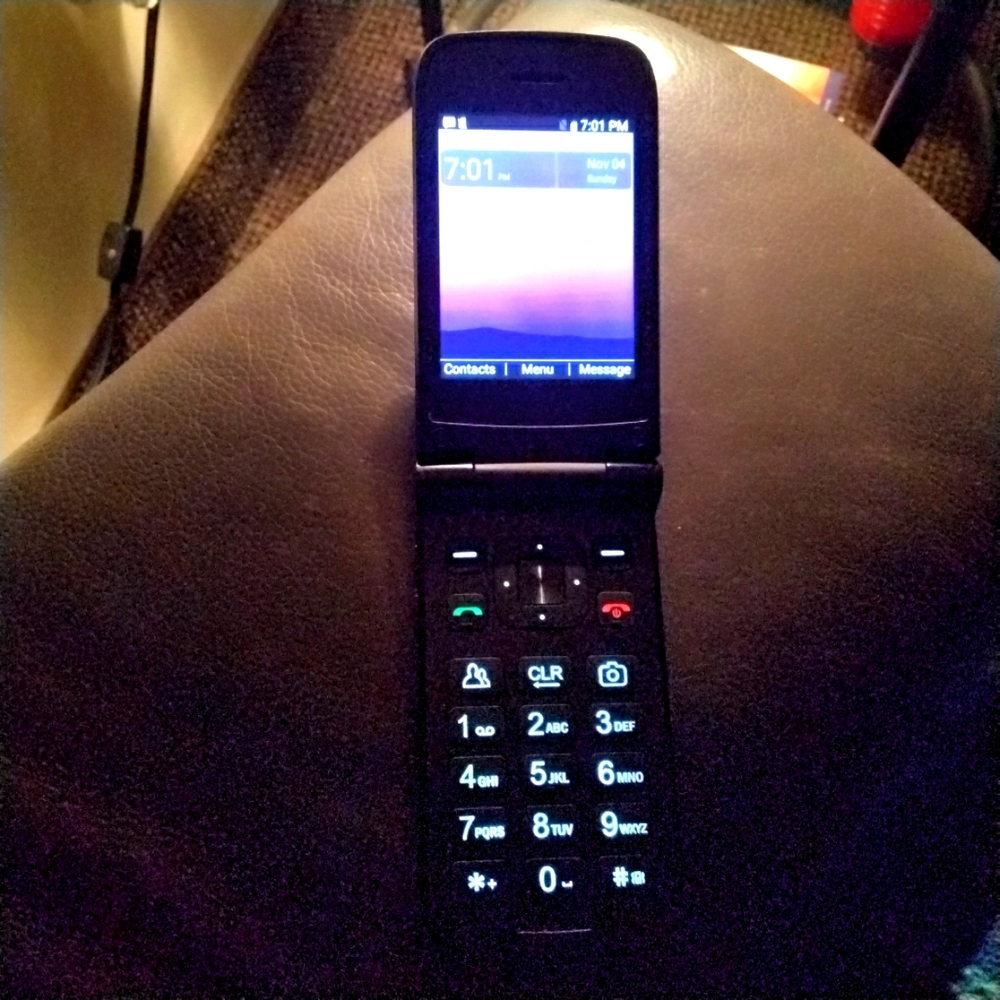 ORBIC BURNER FLIP PHONE